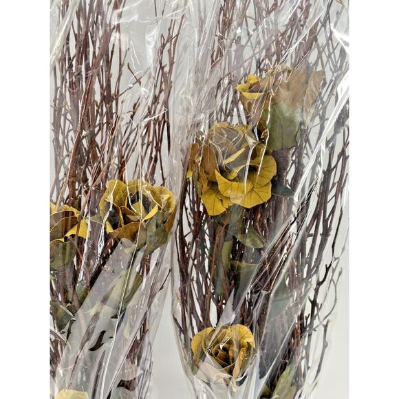 Natural Dried Flowers Long Stem Twigs Bouquet Roses Crafts Weddings Home Decor - Picture 5 of 12